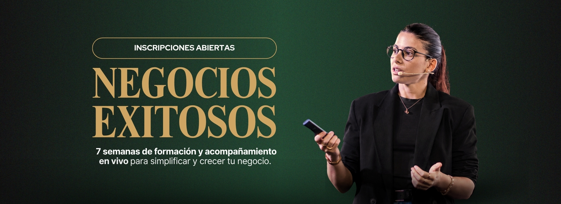 Negocios Exitosos - Inscripciones abiertas