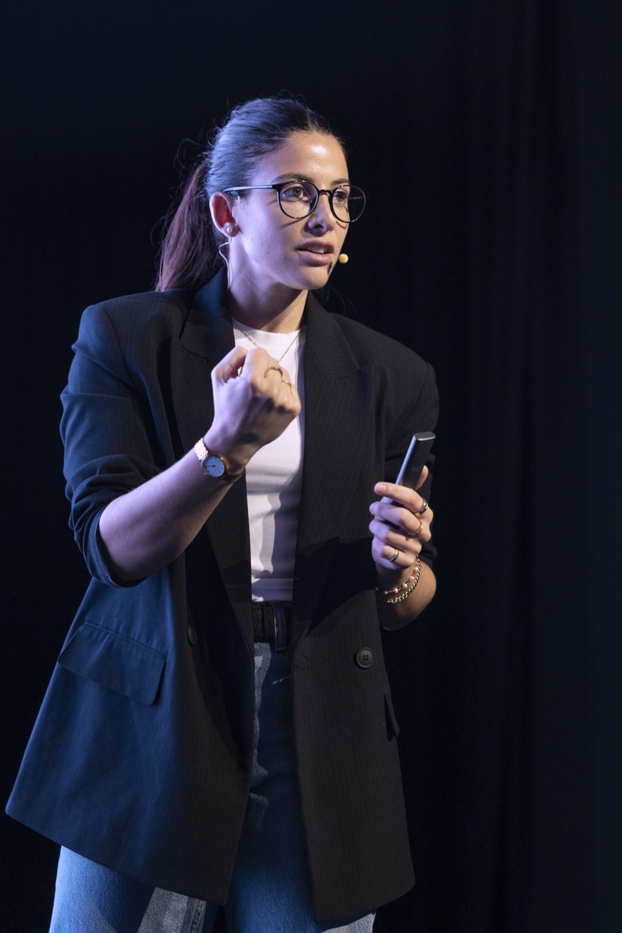 Sofía Contreras en el escenario